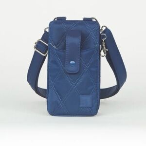 IHKWIP the Ring-Ring Cellphone Crossbody with RFID Wallet in Midnight Navy